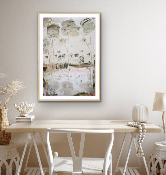 At The Billabong - Open Edition Art Print