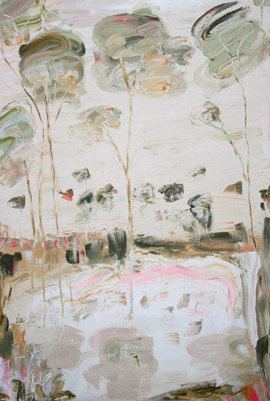 At The Billabong - Open Edition Art Print